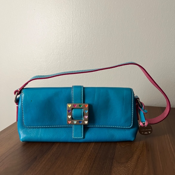 Dooney & Bourke Leather Heart Buckle Bag - Picture 3 of 9